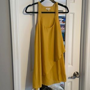 Mustard mini dress